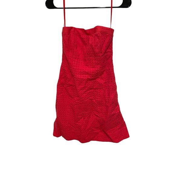 NWT WHBM strapless eyelet fit and flare paradise dress size 00 - Picture 2 of 9